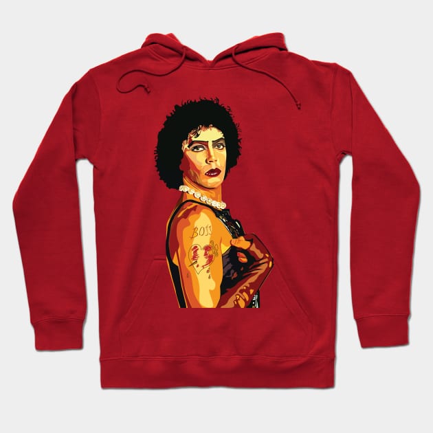 Dr Frank n Furter Rocky Horror Hoodie by PulsePeople